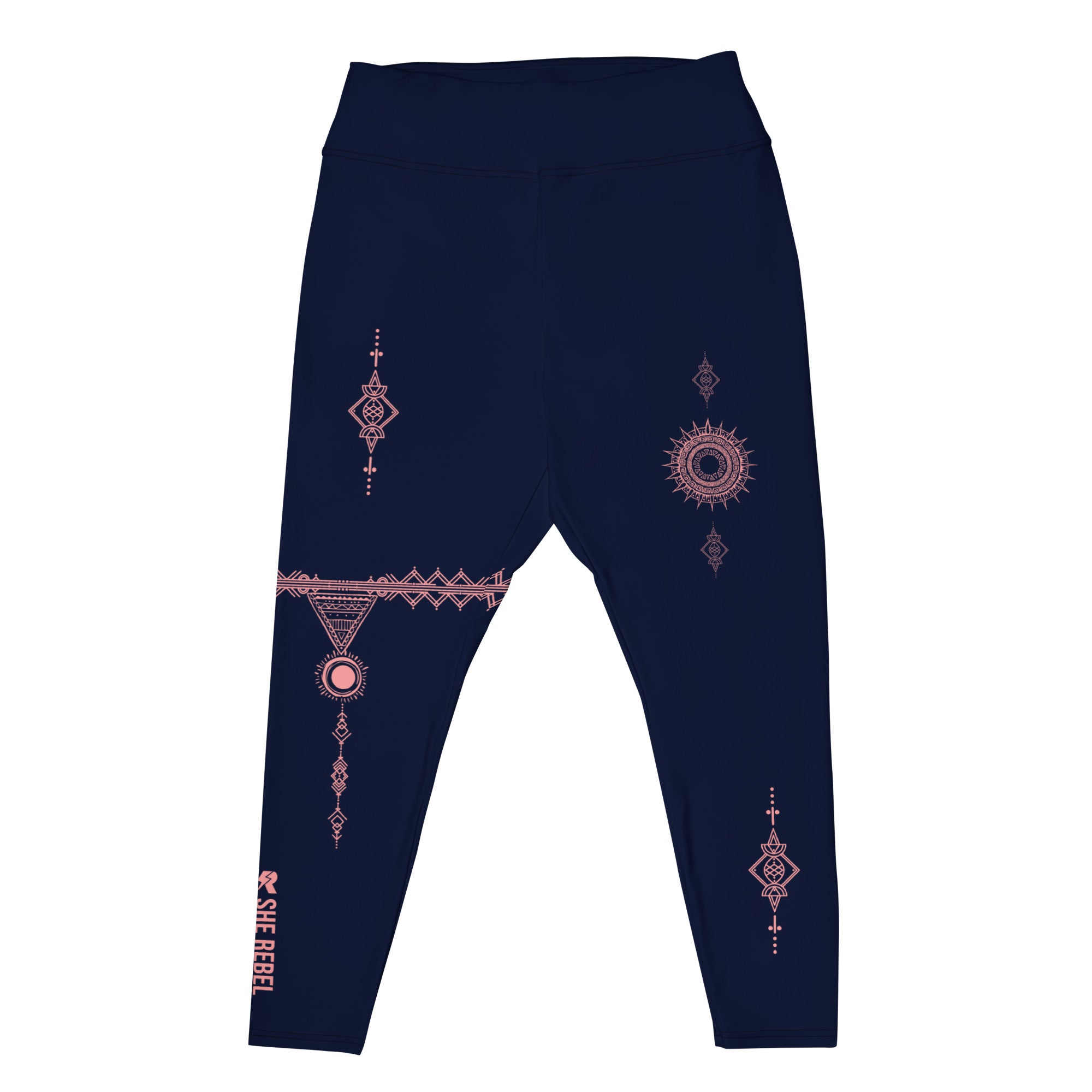 Boho Leggings in Navy | Plus Size